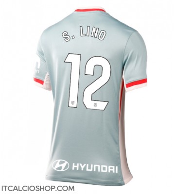 Atletico Madrid Samuel Lino #12 Seconda Maglia Femmina 2024-25 Manica Corta